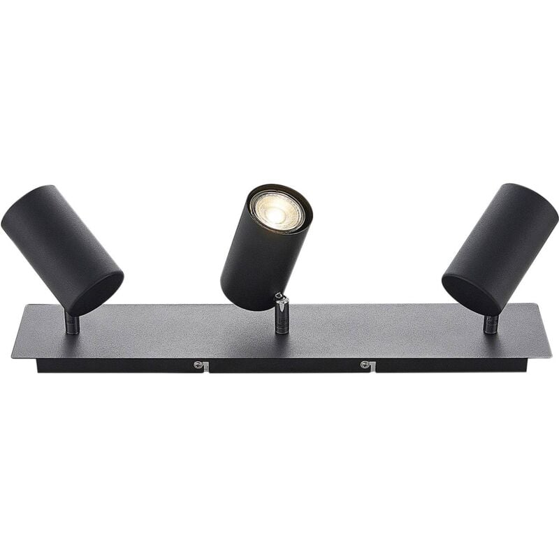 

Lindby Joffrey foco de techo, 3 luces, negro