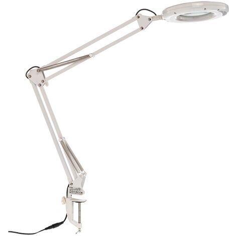 Lampada da Scrivania Led Viper Alluminio Con Pinza H35 cm Trio Lighting