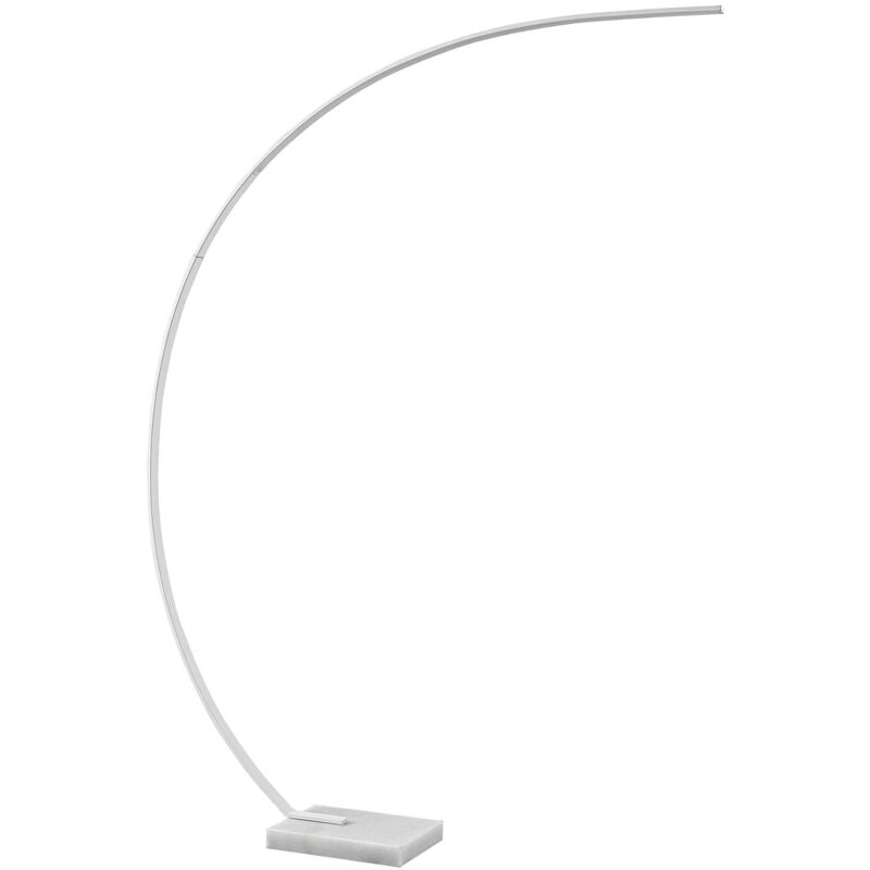 

Kendra lámpara de pie de arco LED, blanco - Lindby