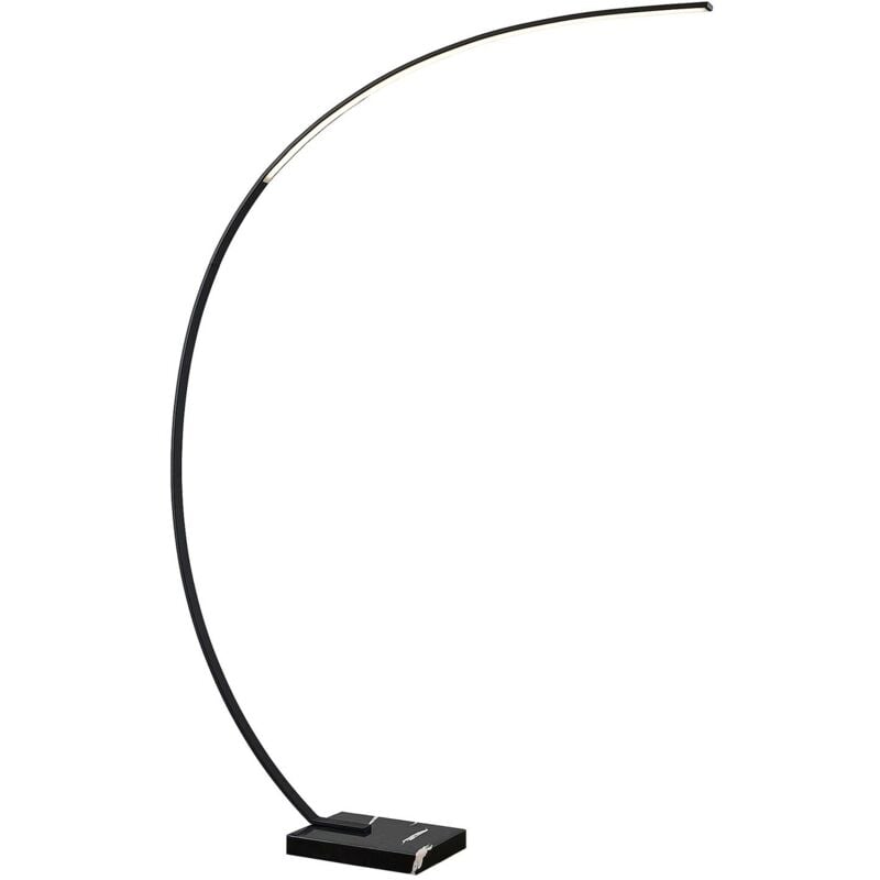 

Kendra lámpara de pie de arco LED, negro - Lindby