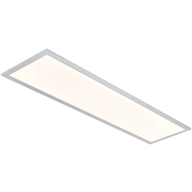 Image of Smart led pannello a soffitto Kjetil 120 x 30 cm Tuya rgb cct - argento, bianco - Lindby