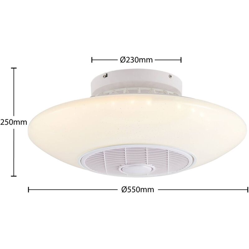 

Lindby Koray ventilador de techo LED