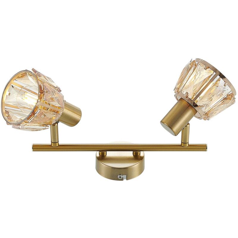 

Lindby Kosta lámpara de techo, 2 luces, latón