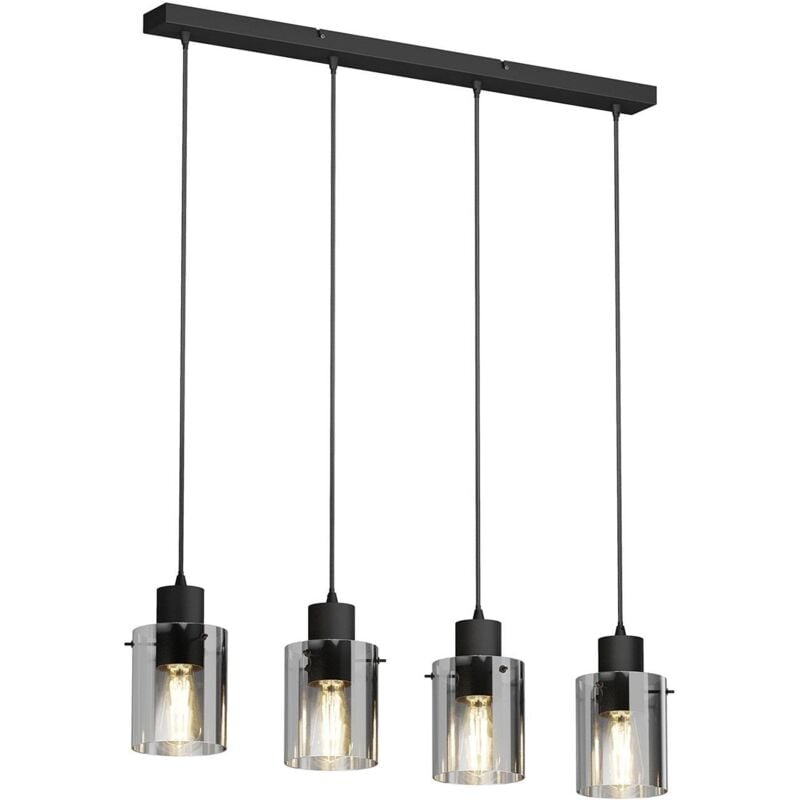 

Lindby Kourtney lámpara colgante, vidrio, 4 luces