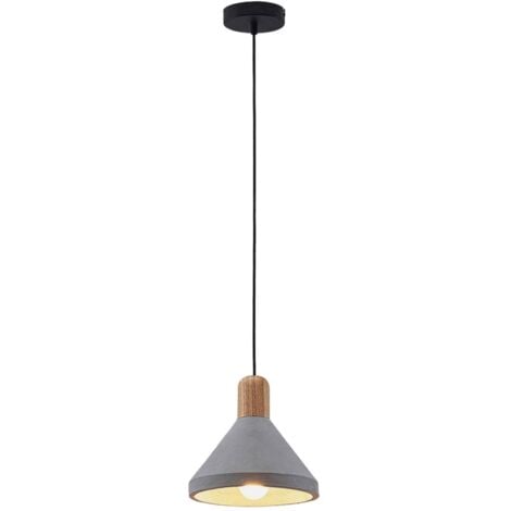 Pompu Plafoniera LED Legno chiaro, Nero H3564486