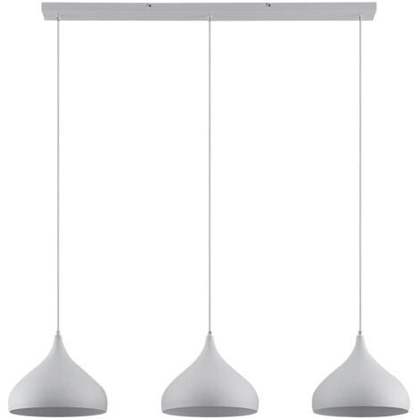 Lindby Lámpara colgante 'Elamira' en Blanco de Metal
