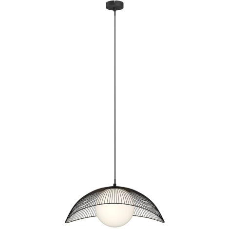 Lindby Lámpara colgante 'Fabronia' en Negro de Metal