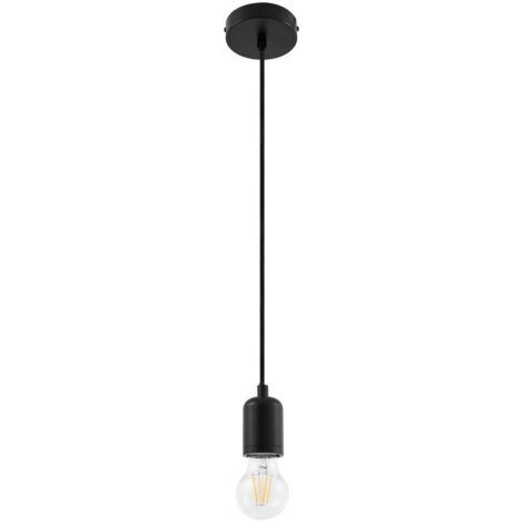 Lindby Lámpara colgante 'Hattie' en Negro de Aluminio