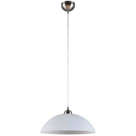 Lindby Lámpara colgante 'Valeria' en Blanco de Vidrio
