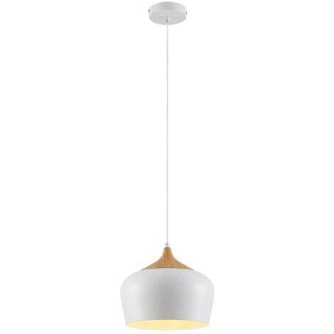 Lindby Lámpara colgante 'Vilsera' en Blanco de Metal