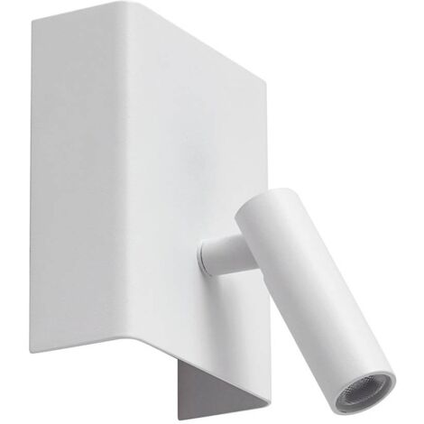 Lindby Lámpara de pared LED 'Agit' en Blanco Metal