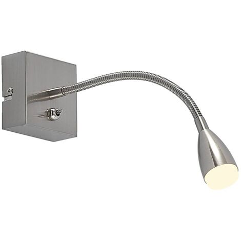 Lindby Lámpara de pared LED 'Jolka' en Gris Metal