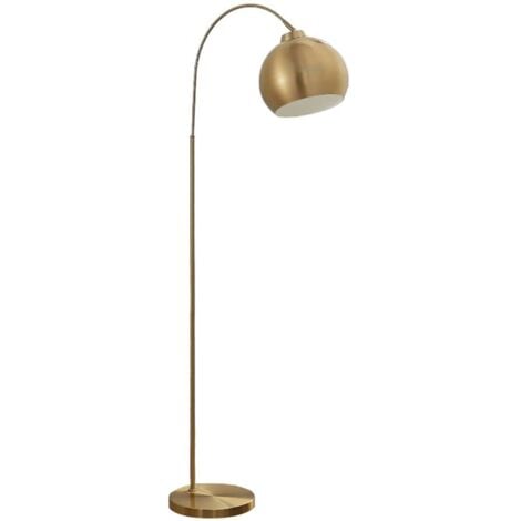 Lindby Lámpara de pie 'Moisia' en Dorado Metal