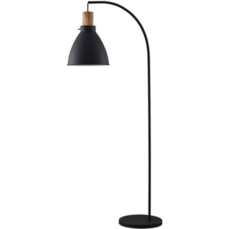 Lindby Lámpara de pie 'Trebale' en Negro Metal