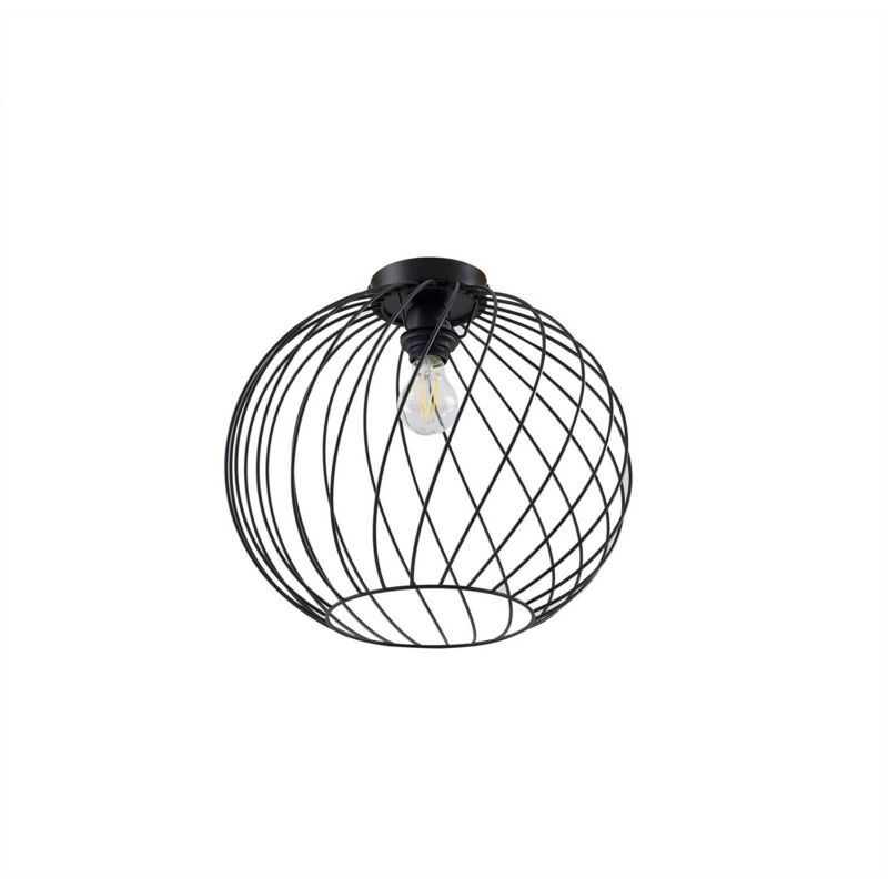 Lámpara de techo 'Danika' en Negro Metal - Lindby