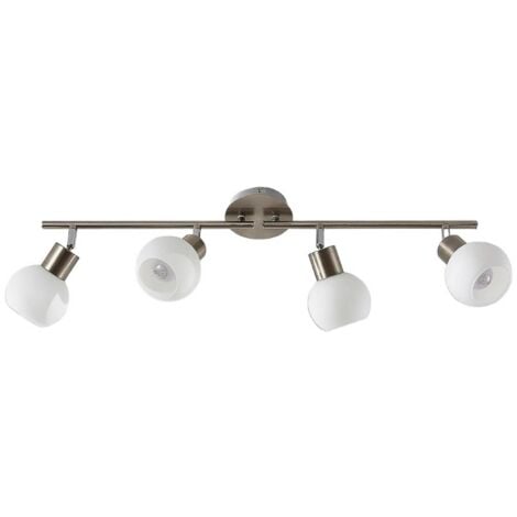 Lindby Lámpara de techo 'Elaina' en Gris Metal