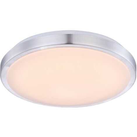 Lindby Lámpara de techo LED 'Emelie' en Gris Aluminio