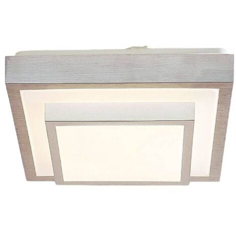 Lindby Lámpara de techo LED 'Mirco' en Gris Metal