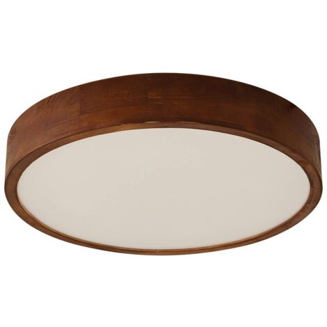 Lindby Lámpara de techo 'Tanju' en Marrón Madera