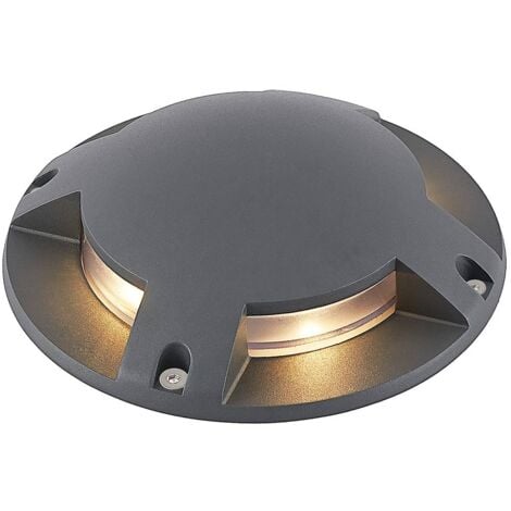 Lindby Lámpara LED para exterior 'Cormac' en Negro de Aluminio