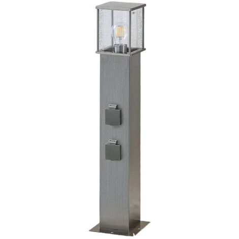 Lindby Lámpara para exterior 'Caspa' en Gris de Acero