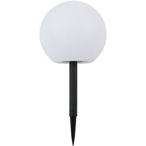 Lindby – Lampe solaire LED 'Lago' 25 cm – Boule solaire avec piquet réglable – Éclairage écologique pour jardins et terrasses
