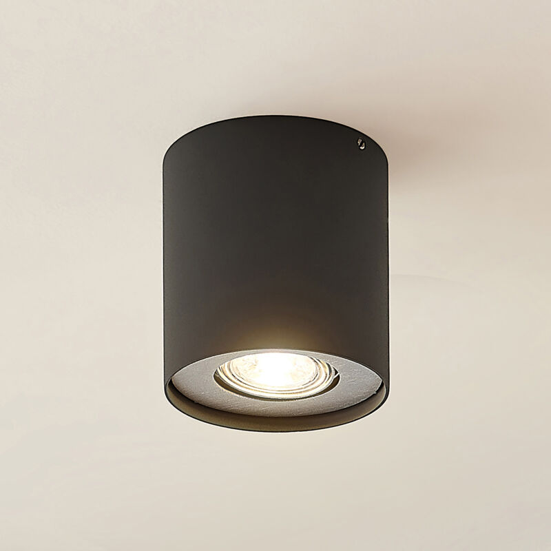 

Lindby Laron downlight GU10, redondo, gris