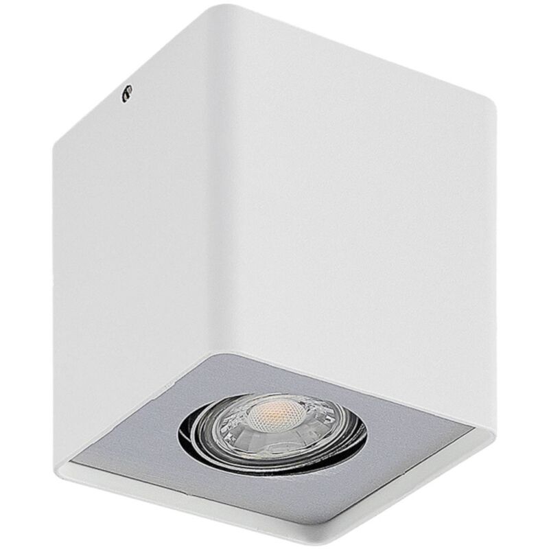

Lindby Laron downlight LED, angular, blanco