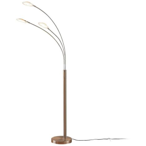 Lindby LED 'Anea' in Grigio da Metallo