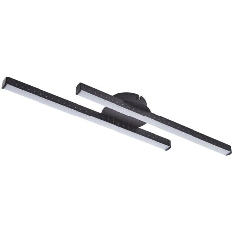 Lindby LED 'Aurendor' in Nero da Alluminio