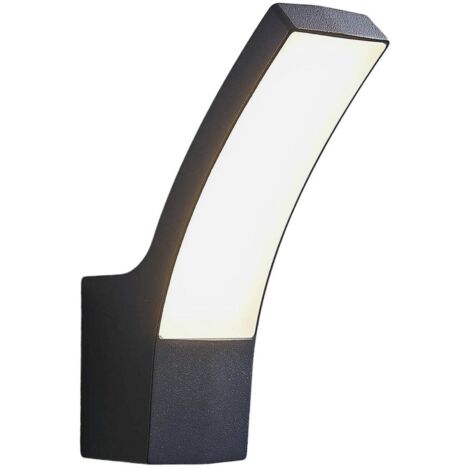 Lindby LED 'Ilvita' in Nero da Alluminio