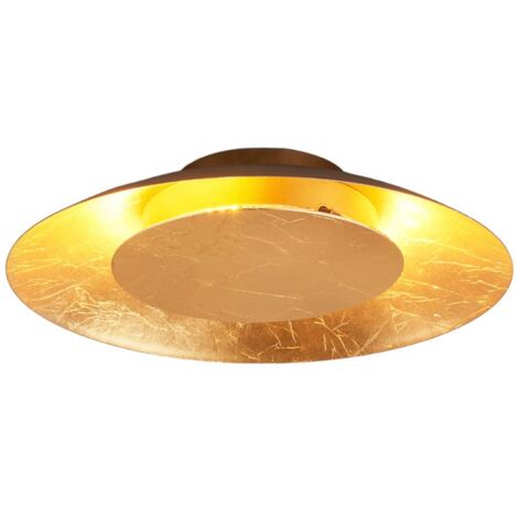 Lindby LED 'Keti' in Oro da Metallo
