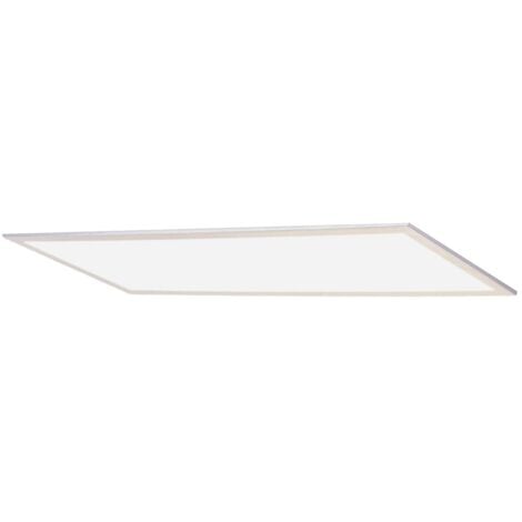 Lindby LED Lámpara de techo 'Livel' en Gris Plástico