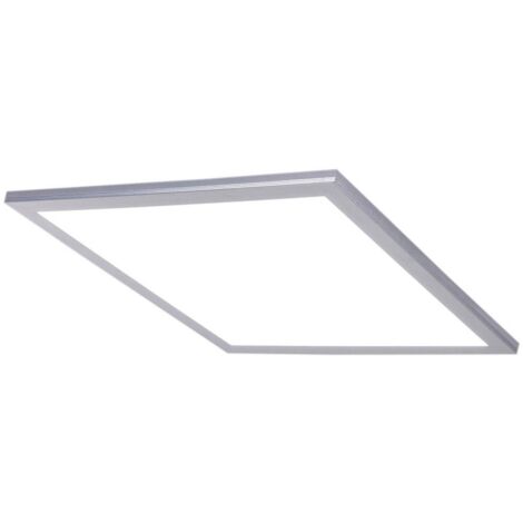 Lindby LED Lámpara de techo 'Livel' en Gris Plástico