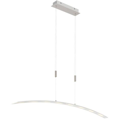 Lindby LED 'Manon' in Grigio da Vetro