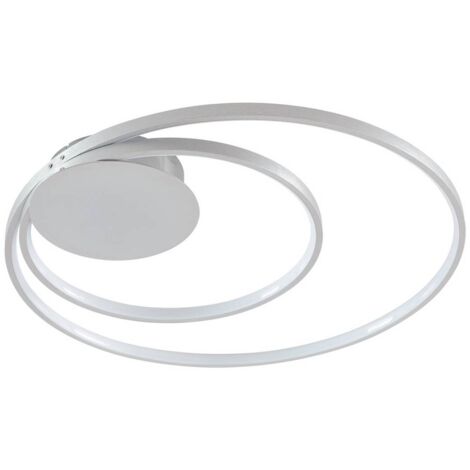 Lindby LED 'Nerwin' in Grigio da Alluminio