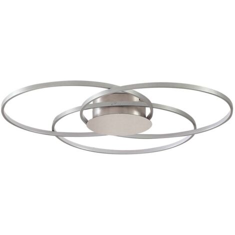 Lindby LED 'Riley' in Grigio da Alluminio