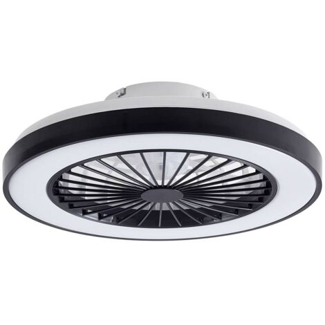 Lindby LED 'Teleo' in Nero da Plastica