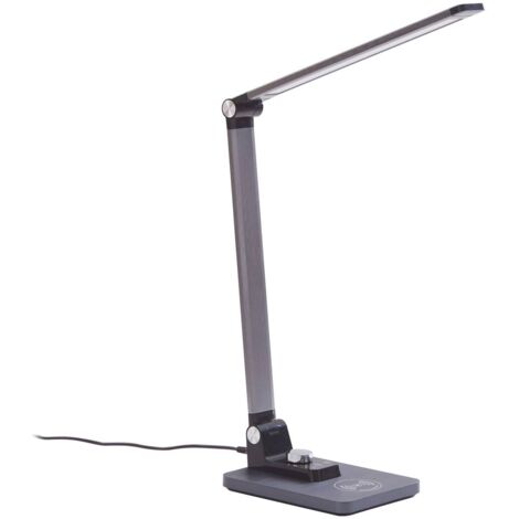 Lindby LED 'Valtaris' in Grigio da Plastica