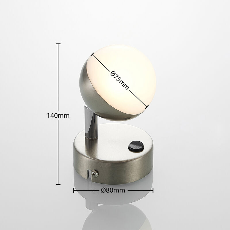 

Lindby Lientje lámpara de pared LED de acero