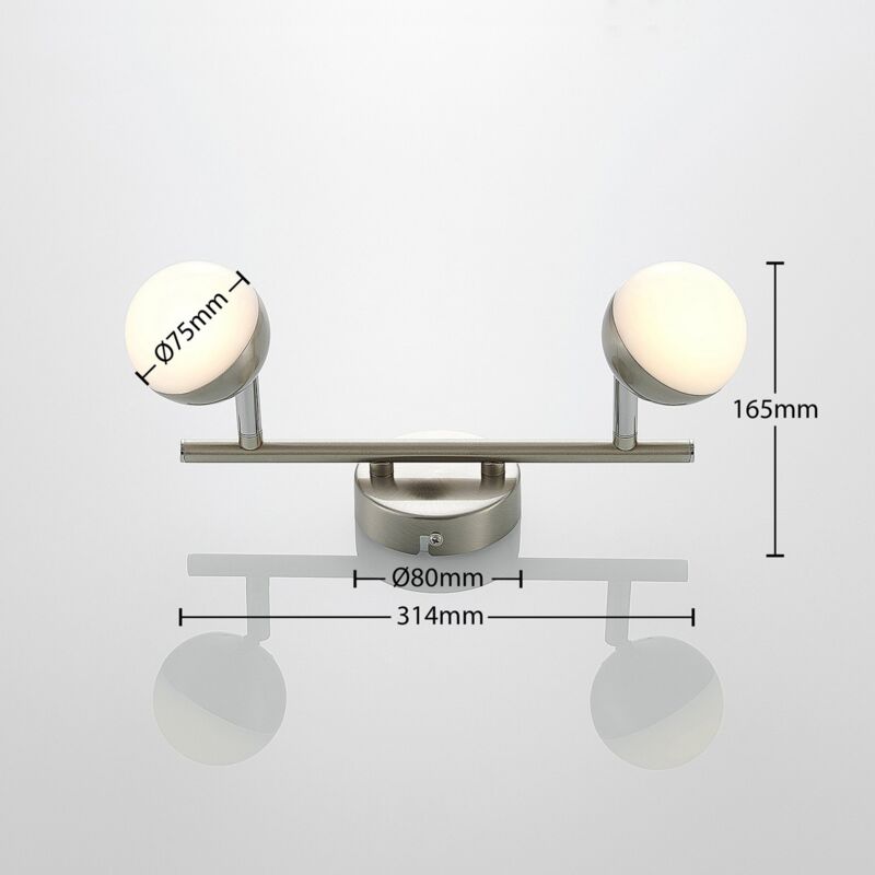 

Lientje lámpara LED de techo, 2 luces - Lindby