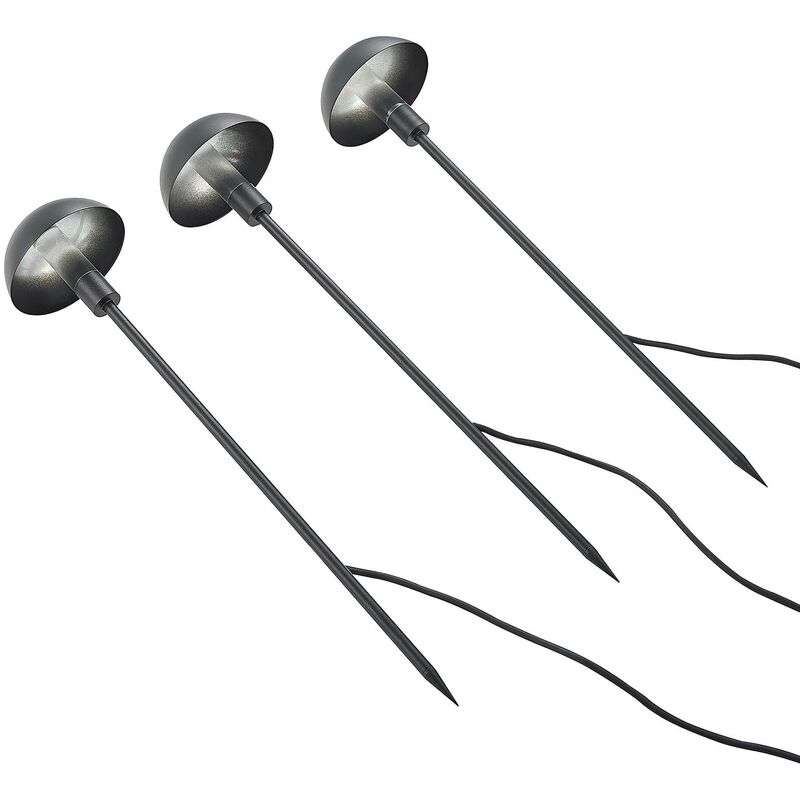 

Lordy lámpara LED con pica, 3 piezas - Lindby