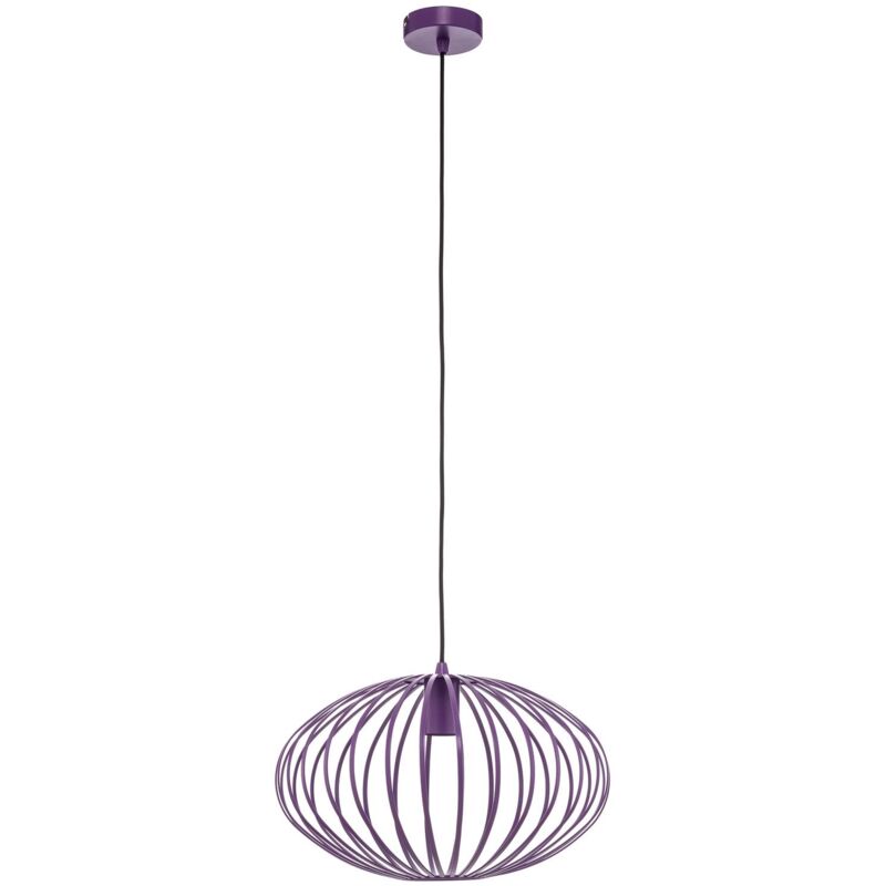 Image of Lindby - Maivi lampada sospensione gabbia viola 40cm - viola