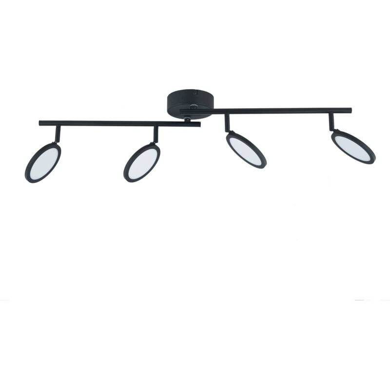 Lindby - Manel spot led plastica ferro 4 luci