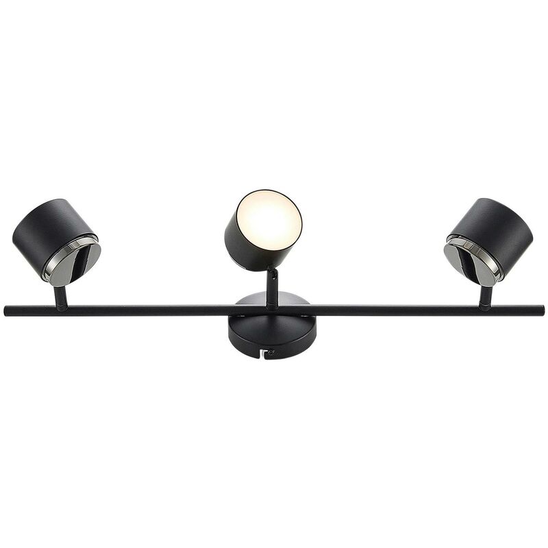 

Lindby - Marrie foco LED, negro, 3 luces, barra