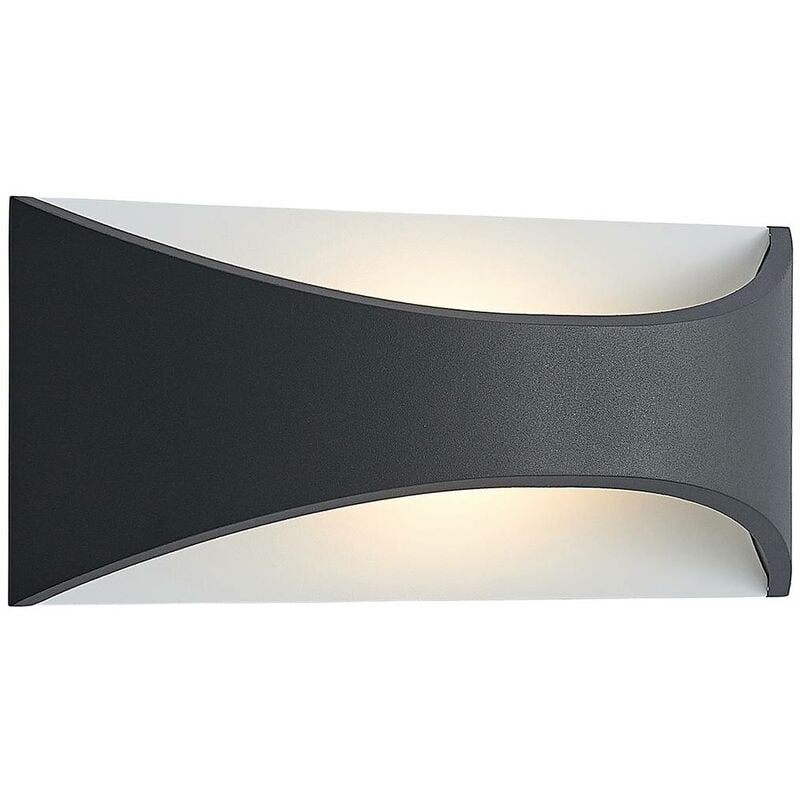 

Lindby Mathea aplique de exterior LED, largo 30 cm