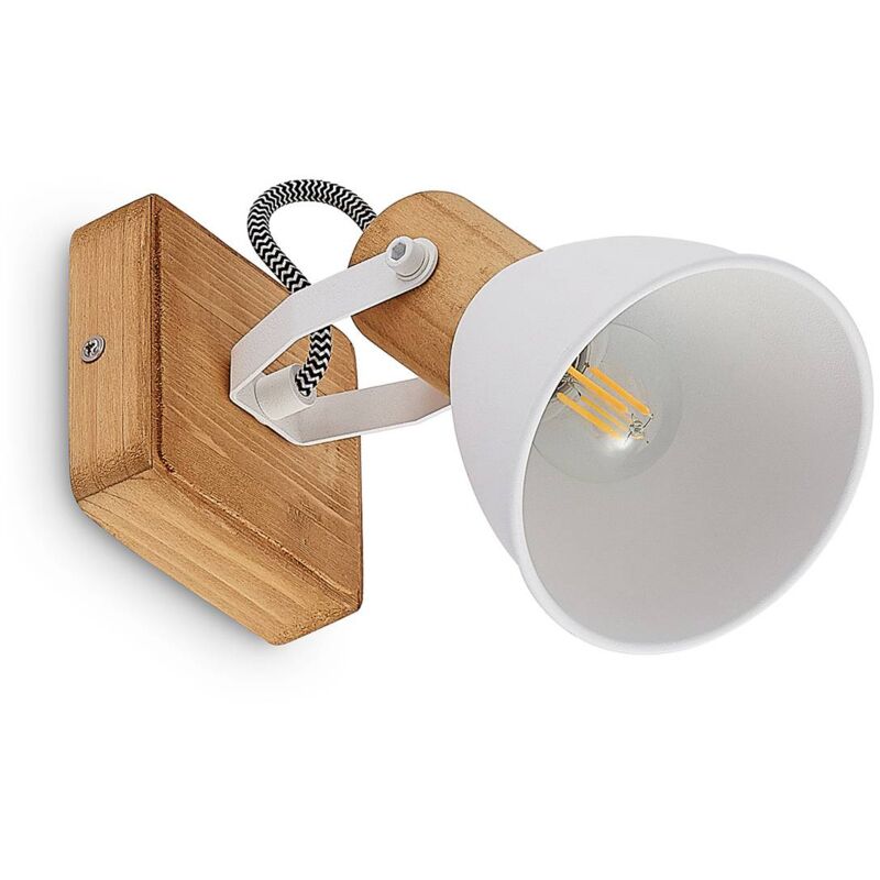 

Lindby Merela foco de techo, madera y metal 1 luz