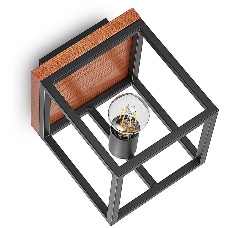 

Lindby Miravi aplique con elemento de madera