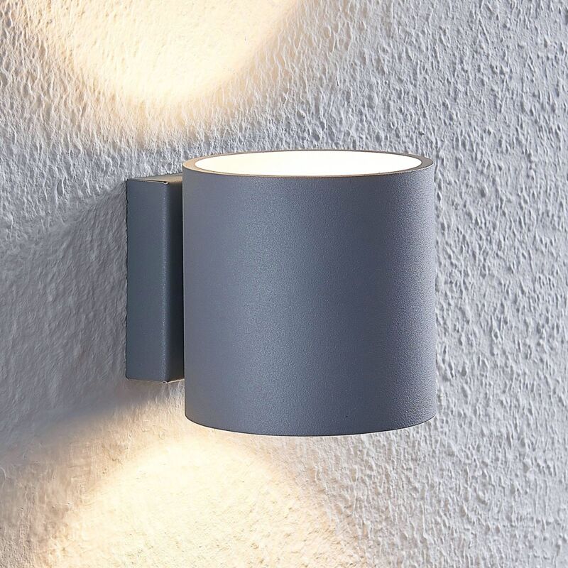 

Lindby Mirza aplique de aluminio, redondo, gris