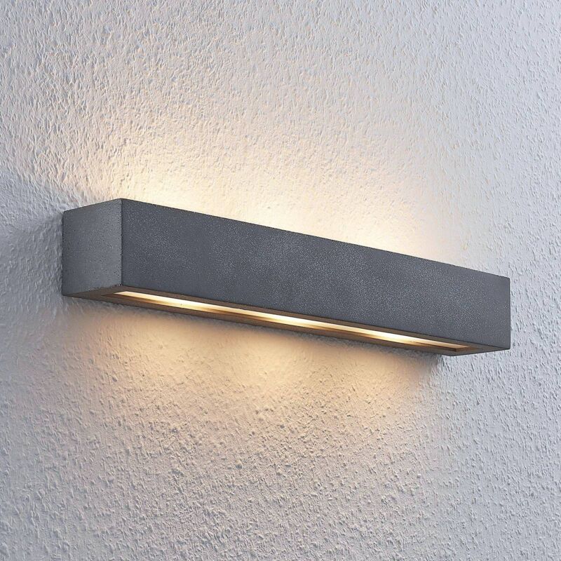 

Lindby Nellie aplique LED de hormigón, 50,8 cm